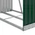 Produktbild 7 för Vedställ grön 80x45x120 cm galvaniserat stål