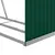 Produktbild 7 för Vedställ grön 120x45x140 cm galvaniserat stål