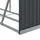Vedställ antracitgrå 234x45x100 cm galvaniserat stål
