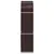 Produktbild 5 för Vedställ brun 80x45x190 cm galvaniserat stål