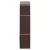 Produktbild 5 för Vedställ brun 120x45x210 cm galvaniserat stål