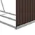 Produktbild 7 för Vedställ brun 120x45x100 cm galvaniserat stål