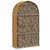 Produktbild 3 för Vedställ ljusbrun 120x45x210 cm galvaniserat stål