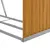 Produktbild 7 för Vedställ ljusbrun 120x45x210 cm galvaniserat stål
