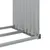Produktbild 8 för Vedställ ljusbrun 120x45x210 cm galvaniserat stål