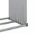 Produktbild 8 för Vedställ ljusbrun 120x45x100 cm galvaniserat stål