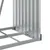 Produktbild 8 för Vedställ silver 40x45x170 cm galvaniserat stål