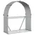 Produktbild 2 för Vedställ silver 120x45x140 cm galvaniserat stål
