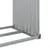 Produktbild 7 för Vedställ silver 120x45x140 cm galvaniserat stål