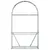 Produktbild 4 för Vedställ silver 120x45x210 cm galvaniserat stål