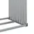 Produktbild 7 för Vedställ silver 120x45x210 cm galvaniserat stål