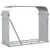 Produktbild 6 för Vedställ silver 120x45x100 cm galvaniserat stål