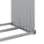 Produktbild 7 för Vedställ silver 120x45x100 cm galvaniserat stål