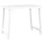 Produktbild 2 för Campingbord vit 79x56x64 cm PP träutseende