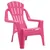Produktbild 3 för Trädgårdsstolar 2 st för barn rosa 37x34x44 cm PP träutseende