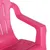 Produktbild 7 för Trädgårdsstolar 2 st för barn rosa 37x34x44 cm PP träutseende