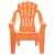 Produktbild 4 för Trädgårdsstolar 2 st för barn orange 37x34x44 cm PP träutseende