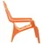 Produktbild 5 för Trädgårdsstolar 2 st för barn orange 37x34x44 cm PP träutseende