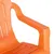 Produktbild 7 för Trädgårdsstolar 2 st för barn orange 37x34x44 cm PP träutseende
