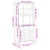Produktbild 12 för Högskåp VIGO vit 78x40x175 cm massiv furu