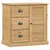 Produktbild 10 för Högskåp VIGO 78x40x175 cm massiv furu