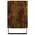 Produktbild 6 för Sängbord 2 st rökfärgad ek 40x30x50 cm konstruerat trä