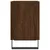Produktbild 6 för Sängbord 2 st brun ek 40x30x50 cm konstruerat trä