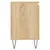 Produktbild 7 för Sängbord sonoma-ek 40x30x50 cm konstruerat trä