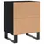 Produktbild 8 för Sängbord 2 st svart 40x30x50 cm konstruerat trä