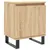 Produktbild 2 för Sängbord sonoma-ek 40x30x50 cm konstruerat trä
