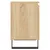 Produktbild 7 för Sängbord sonoma-ek 40x30x50 cm konstruerat trä