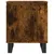 Produktbild 5 för Sängbord 2 st rökfärgad ek 40x30x50 cm konstruerat trä