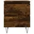 Produktbild 5 för Sängbord 2 st rökfärgad ek 40x35x50 cm konstruerat trä