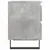 Produktbild 7 för Sängbord 2 st betonggrå 40x35x50 cm konstruerat trä