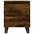 Produktbild 5 för Sängbord 2 st rökfärgad ek 40x35x50 cm konstruerat trä