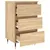 Produktbild 6 för Sängbord 2 st sonoma-ek 40x35x69 cm konstruerat trä