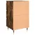 Produktbild 8 för Sängbord 2 st rökfärgad ek 40x35x69 cm konstruerat trä