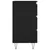 Produktbild 7 för Sängbord 2 st svart 40x35x69 cm konstruerat trä