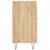 Produktbild 7 för Sängbord sonoma-ek 40x35x69 cm konstruerat trä