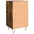 Produktbild 8 för Sängbord 2 st rökfärgad ek 40x35x69 cm konstruerat trä