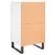 Produktbild 8 för Sängbord vit 40x35x69 cm konstruerat trä