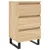 Produktbild 2 för Sängbord sonoma-ek 40x35x69 cm konstruerat trä