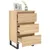 Produktbild 4 för Sängbord sonoma-ek 40x35x69 cm konstruerat trä