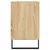 Produktbild 5 för Tv-bänk sonoma ek 69,5x30x50 cm konstruerat trä