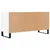 Produktbild 8 för Tv-bänk vit 104x35x50 cm konstruerat trä