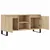 Produktbild 6 för Tv-bänk sonoma-ek 104x35x50 cm konstruerat trä