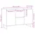 Produktbild 11 för Skänk sonoma-ek 104x35x70 cm konstruerat trä