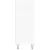 Produktbild 5 för Högskåp vit 57x35x90 cm konstruerat trä