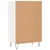 Produktbild 6 för Högskåp vit 57x35x90 cm konstruerat trä