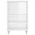 Produktbild 4 för Högskåp vit högglans 57x35x90 cm konstruerat trä